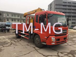 2120kg Durable heavy crane truck 5 ton Hydraulic Lifting / mobile telescoping boom crane