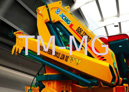 calidad  Durable XCMG Knuckle Boom Truck Mounted Crane 6300kg Safety For Mining Industry fábrica
