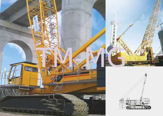calidad  Jib Tracked Hydraulic Crawler Crane QUY130, Knuckle Boom Crane for Lifting Heavy Things fábrica